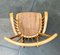 Mid-Century Model WK-S 7 Beech Rocking Chair by Arno Lambrecht for Wk Möbel, 1950s 12