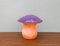 Postmoderne deutsche Mushroom Tischlampe aus Kunststoff von Heico, 1980er 2