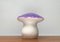 Postmoderne deutsche Mushroom Tischlampe aus Kunststoff von Heico, 1980er 1