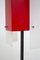 French Floor Lamp in Painted Aluminum and Brass by Jean Boris Lacroix, 1950s 5