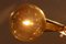 Brass & Golden Murano Glass Half Sputnik Chandelier, 1980s 5