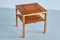 Swedish Grace Side Table in Elm and Birch Wood, Sweden, 1930s, Image 1