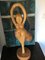 Large Modernist Wood Sculpture of Woman Dancer, Denmark, 1960s, Image 9