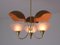 Three-Arm Chandelier by Harald Notini for Böhlmarks, Sweden, 1940s, Image 10