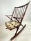 Rocking Chair #182 Vintage en Teck attribué à Frank Reenskaug pour Bramin, 1960s 16