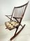 Vintage Teak #182 Rocking Chair attributed to Frank Reenskaug for Bramin, 1960s, Image 16