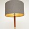 Vintage Teak & Brass Floor Lamp, 1960s 4