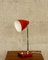 Lampada articolare in metallo rosso, anni '60, Immagine 4