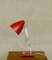 Articulated Lamp in Red Metal, 1960 5