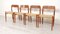 Teak Model 75 Dining Chairs by Niels Otto Møller for J.L. Møllers, Set of 4 11