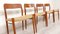 Teak Model 75 Dining Chairs by Niels Otto Møller for J.L. Møllers, Set of 4 10