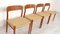 Teak Model 75 Dining Chairs by Niels Otto Møller for J.L. Møllers, Set of 4, Image 5