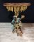 Venetian Polychrome Carved Wooden Pedestal 1