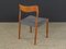 Scandinavian Dining Room Chairs, 1950s, Set of 2 3