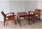 Vintage Wooden Table & Armchairs, 1950s, Set of 3 17