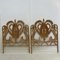 Mid-Century Rattan Peacock Headboard, Set of 2 6