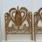 Mid-Century Rattan Peacock Headboard, Set of 2 2