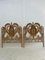 Mid-Century Rattan Peacock Headboard, Set of 2 1