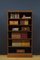 Victorian Figured Walnut Open Bookcase, 1880s 3