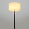 Floor Lamp with Brass Base and Parchment Lampshade, 1940s 10