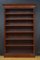 Large Victorian Mahogany Open Bookcase, 1860s 1