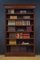 Large Victorian Mahogany Open Bookcase, 1860s 3