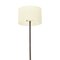 Brass and Parchment Lampshade Floor Lamp, 1950s 3