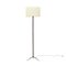 Brass and Parchment Lampshade Floor Lamp, 1950s, Image 2