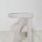 Mid-Century Italian White Painted Wood and White Bouclé Fabric Armchair, 1970s, Image 4