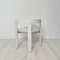 Mid-Century Italian White Painted Wood and White Bouclé Fabric Armchair, 1970s 5
