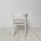 Mid-Century Italian White Painted Wood and White Bouclé Fabric Armchair, 1970s 7