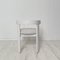 Mid-Century Italian White Painted Wood and White Bouclé Fabric Armchair, 1970s, Image 7