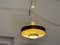 Metallpresse und Kupfer Kunststoff UFO Lampe von Hall GDR 7