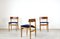 Mid-Century Teak & Velvet Dining Chairs, 1960s, Set of 6 6
