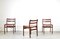 Mid-Century Stühle aus Teak & Samt von White and Newton, 4er Set 2