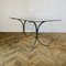 Vintage Bauhaus Smoked Glass and Chrome Dining Table, 1970s 1