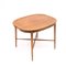 Walnut Oval Tray Shaped Side Table by Bodafors, 1950s 3
