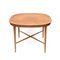 Walnut Oval Tray Shaped Side Table by Bodafors, 1950s 4