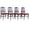 Charlotte Dining Chairs by Kerstin Hörlin-Holmquist for Asko, 1970s, Set of 4, Image 5