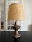 Large Brutalistic Sandstone Table Lamp, 1970s 1