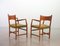 Poltrone in legno di Hans Wegner per Plan Mobler, Danimarca, 1947, set di 2, Immagine 1