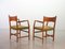 Town Hall Wooden Armchairs by Hans Wegner for Plan Mobler, Denmark, 1947, Set of 2 1