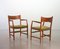Town Hall Wooden Armchairs by Hans Wegner for Plan Mobler, Denmark, 1947, Set of 2, Image 26