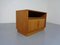 Small Teak Tambour Media Sideboard from Dyrlund, 1970s 5