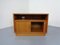 Small Teak Tambour Media Sideboard from Dyrlund, 1970s 4