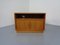 Small Teak Tambour Media Sideboard from Dyrlund, 1970s 1