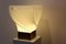 Handmade Table Lamp in White Opalescent Glass from Leucos 3