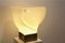 Lámpara de mesa hecha a mano de vidrio opalescente blanco de Leucos, Imagen 9