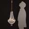 Vintage Golden Bronze Chandelier 2