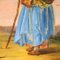 Donna che Mendica, olio su tela, con cornice, Immagine 4
